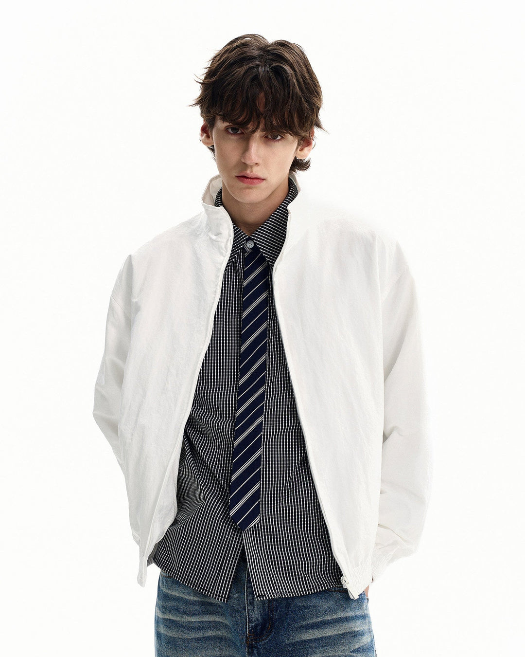 Windbreaker Nylon Zip Jacket