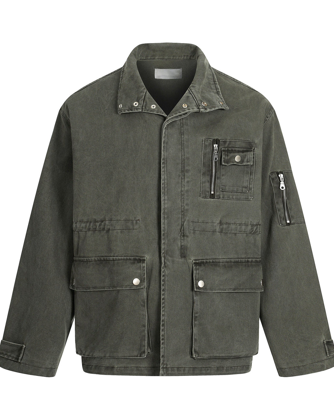 Men's Washed Cotton Utility Field Jacket