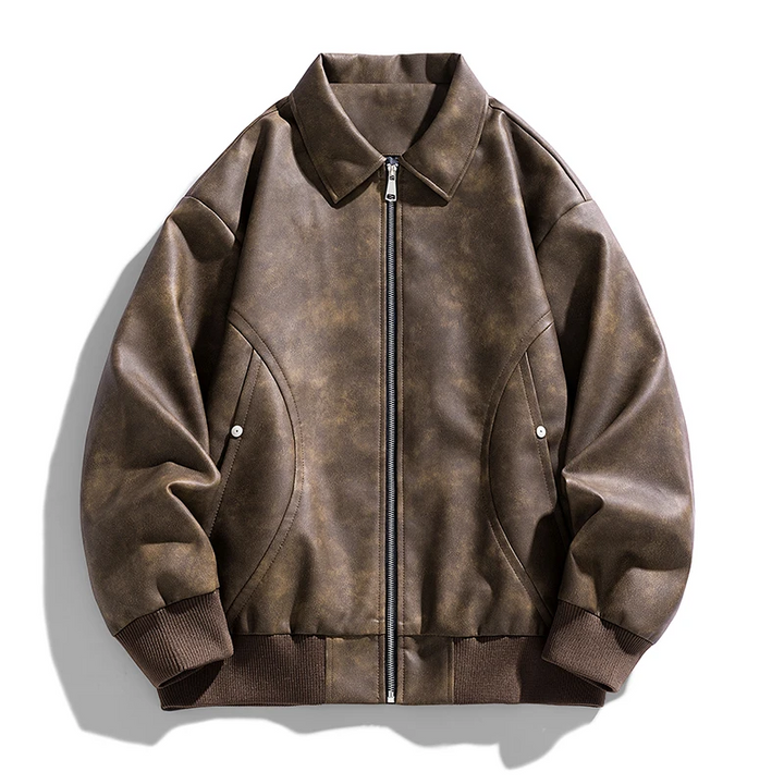 Bomber en cuir Maverick