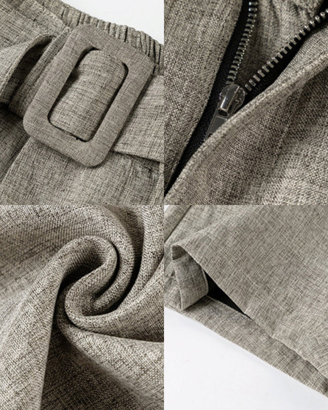 Wool-Blend Wide-Leg Trousers